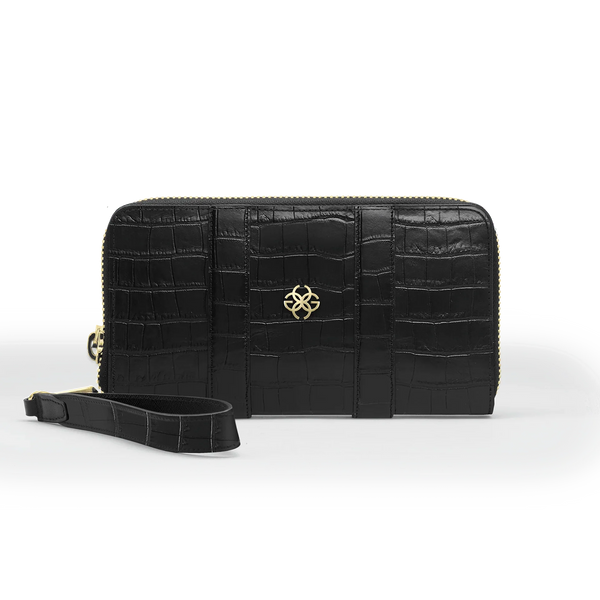 Zippy Wallet / Croco Embossed