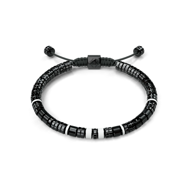 Golden Concept - Aluminum Premium Bracelet Black and Daytona White