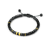 Golden Concept - Aluminum Premium Bracelet Jet Black and Modena Yellow