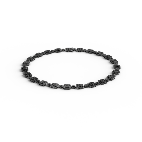 Necklace - Halo Black 57