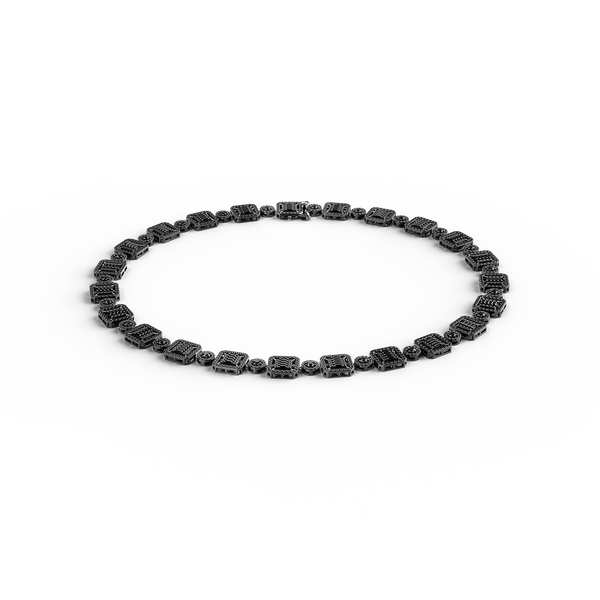 Necklace - Halo Black 57