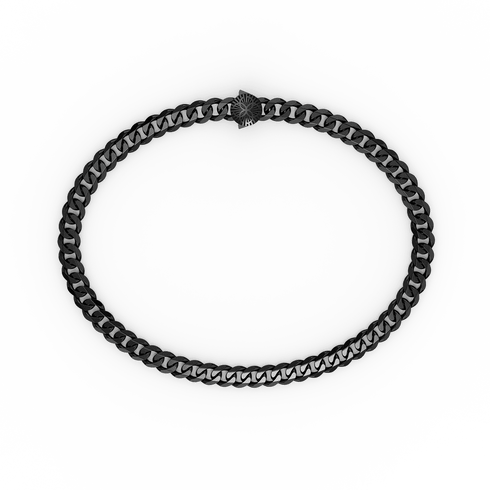 Necklace - Cuban 13 MM - Black 50