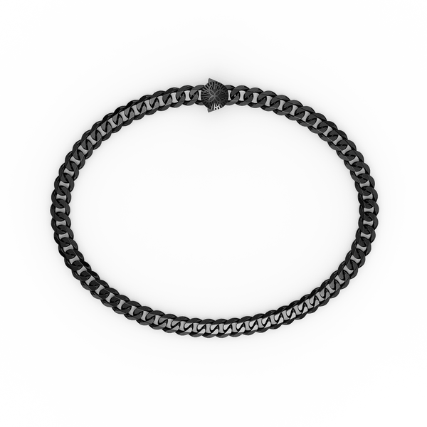 Necklace - Cuban 13 MM - Black 50