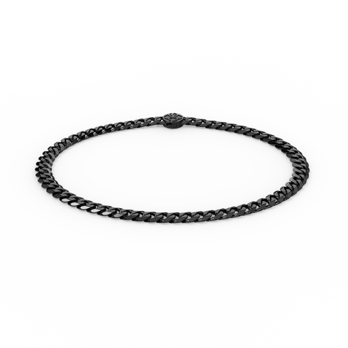 Necklace - Cuban 13 MM - Black 50