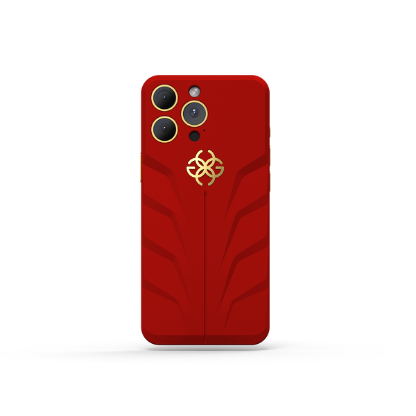iPhone Case / RSR16 Rosso Corsa - Magnetic Gold