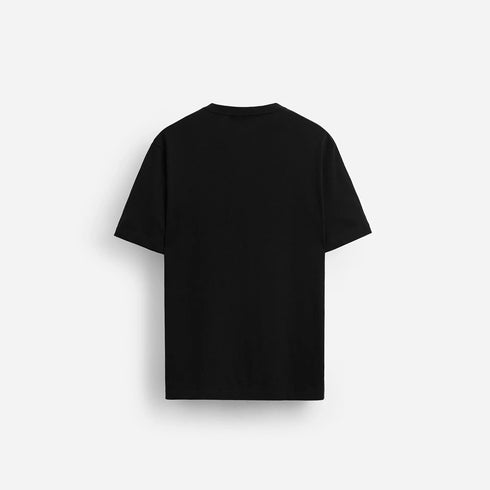 T-Shirt - Black Embroidery
