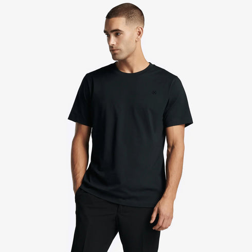 T-Shirt - Black Embroidery