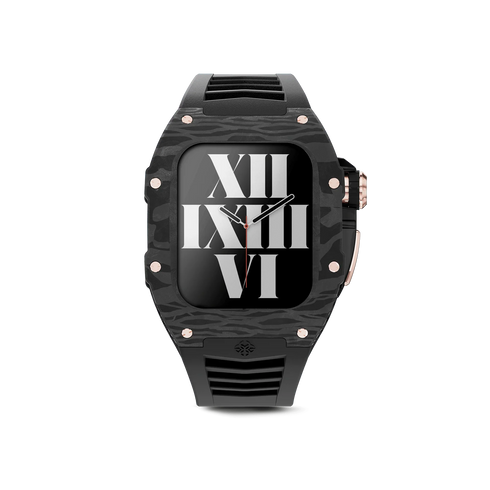 Racing Sport Collection - Raw Titanium - 45 mm - Golden Concept Apple Watch Cases, carbon fiber, apple watch case, titanium and carbon fibre smart watch, premium, durable, scratch-resistant , high quality, luxury