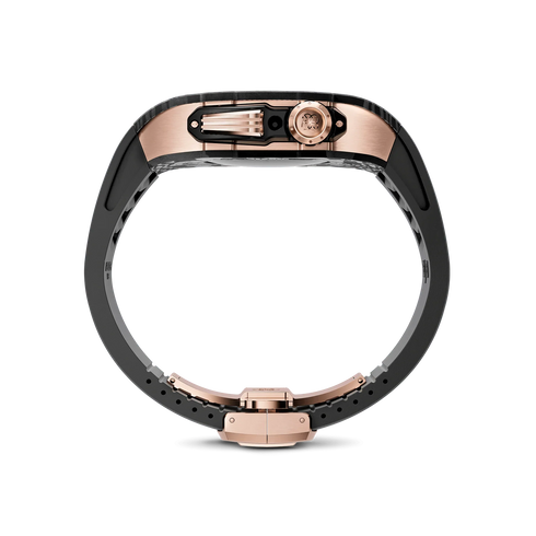 Racing Sport Collection - Raw Titanium - 45 mm - Golden Concept Apple Watch Cases, carbon fiber, apple watch case, titanium and carbon fibre smart watch, premium, durable, scratch-resistant , high quality, luxury