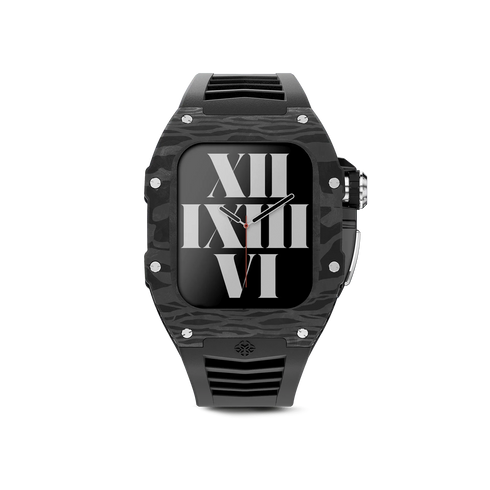 Racing Sport Collection - Raw Titanium - 45 mm - Golden Concept Apple Watch Cases, carbon fiber, apple watch case, titanium and carbon fibre smart watch, premium, durable, scratch-resistant , high quality, luxury