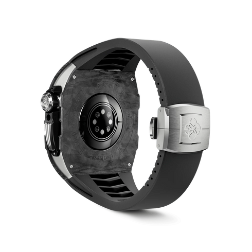 Racing Sport Collection - Raw Titanium - 45 mm - Golden Concept Apple Watch Cases, carbon fiber, apple watch case, titanium and carbon fibre smart watch, premium, durable, scratch-resistant , high quality, luxury